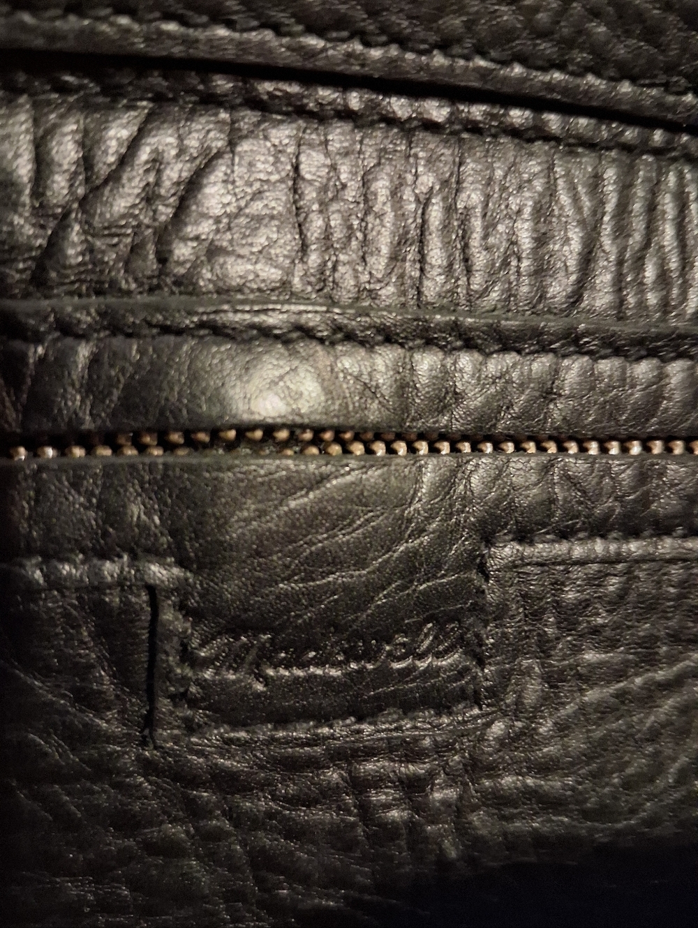 Classic Black Madewell Leather with Embroidered Adjustable Strap - Picture 4 of 5